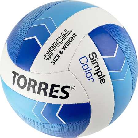 Купить Мяч волейбольный Torres Simple Color любительский р.5 в Сарапуле 
